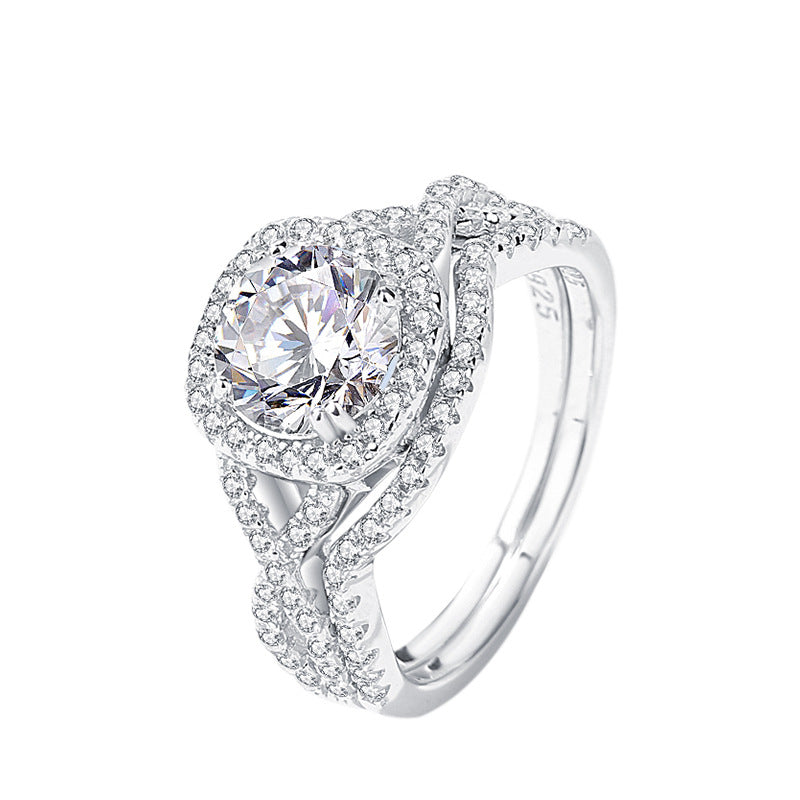 Round Moissanite Ring